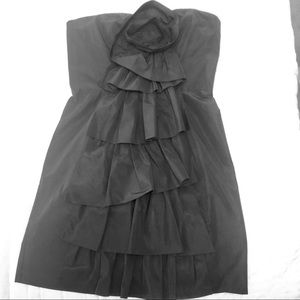 BCBG Black Taffeta Dress